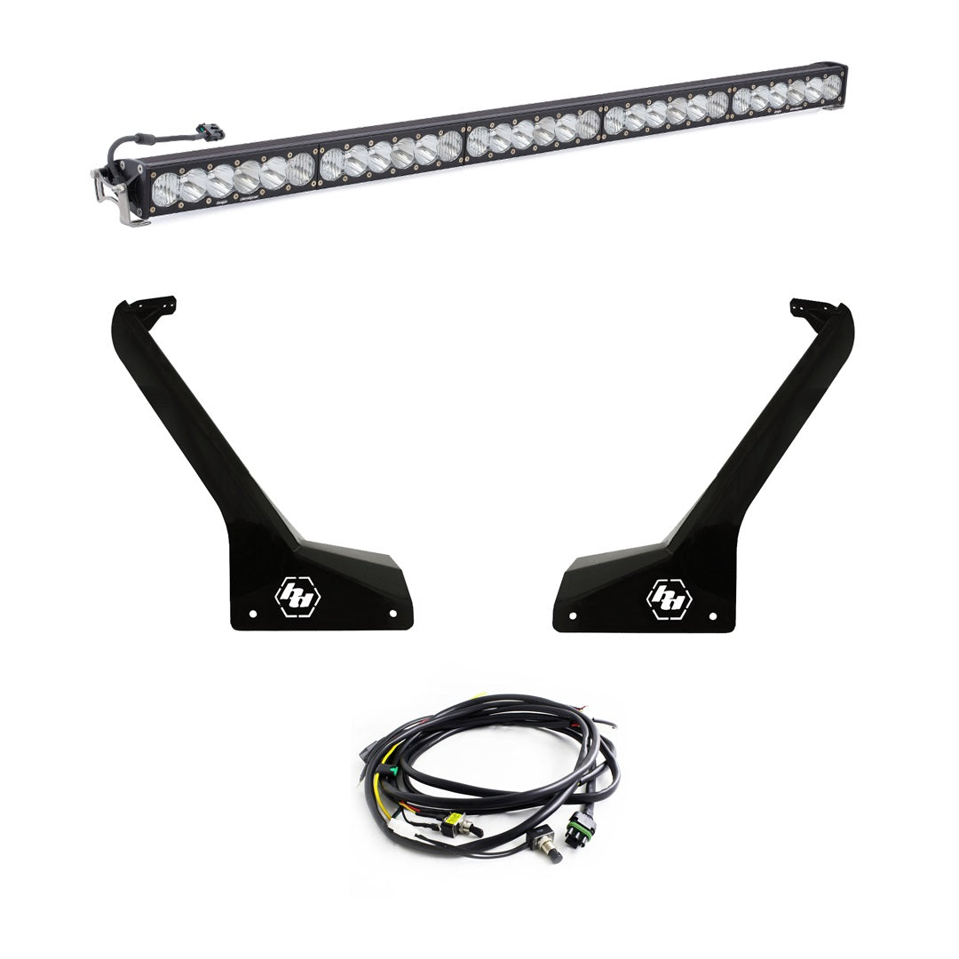 Jeep JL/JT OnX6+ 50 Inch Roof Mount Light Kit - Jeep 2020-24 Gladiator; 2018-24 Wrangler JL; Exc. Rubicon 392