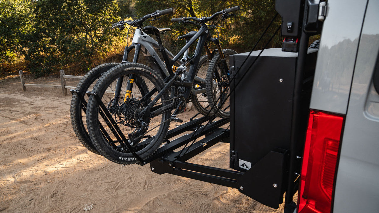 1-UP USA Roof Rack Bike Tray - Annodized Black