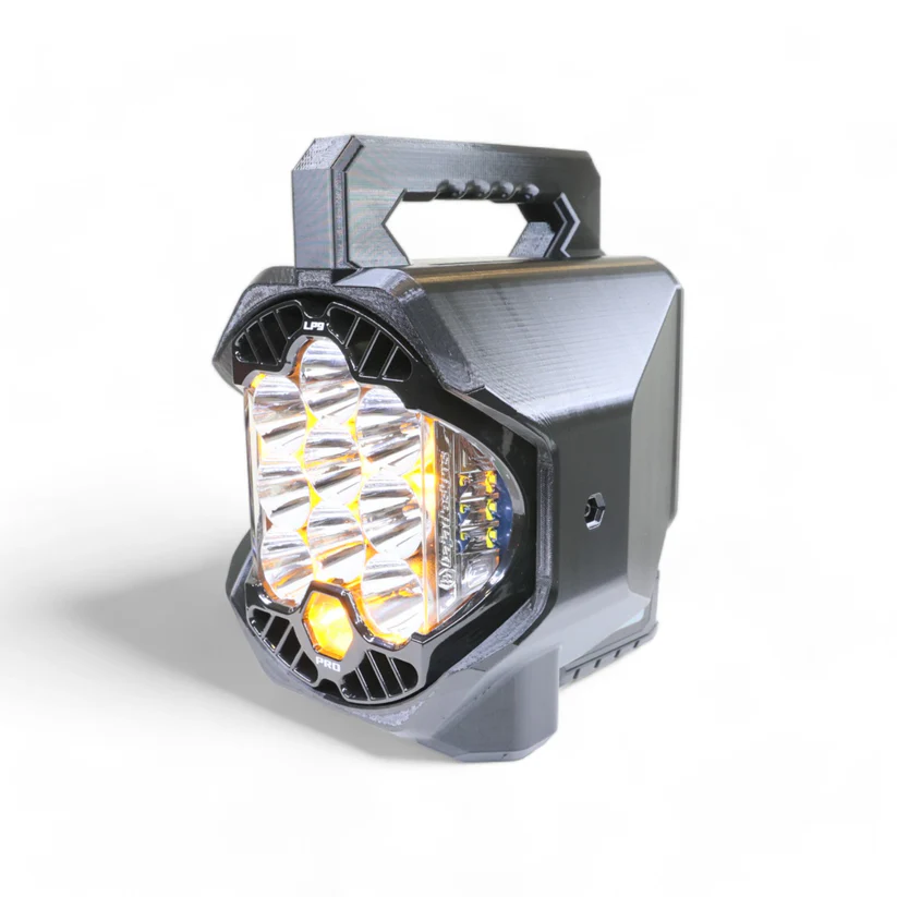 ROVRLAB TORCH FLASHLIGHT LP9/MILWAUKEE M18-Plug & Play-no voltage cutoff- add magnetic feet