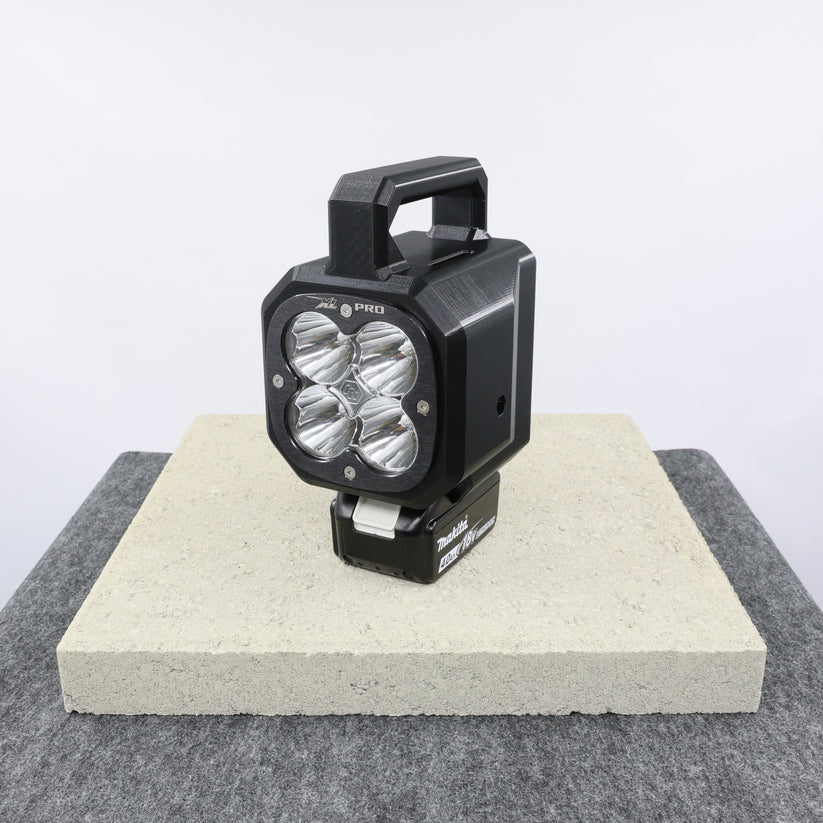 ROVRLAB TORCH FLASHLIGHT XL/MAKITA-Plug & Play-no voltage cutoff- add magnetic feet