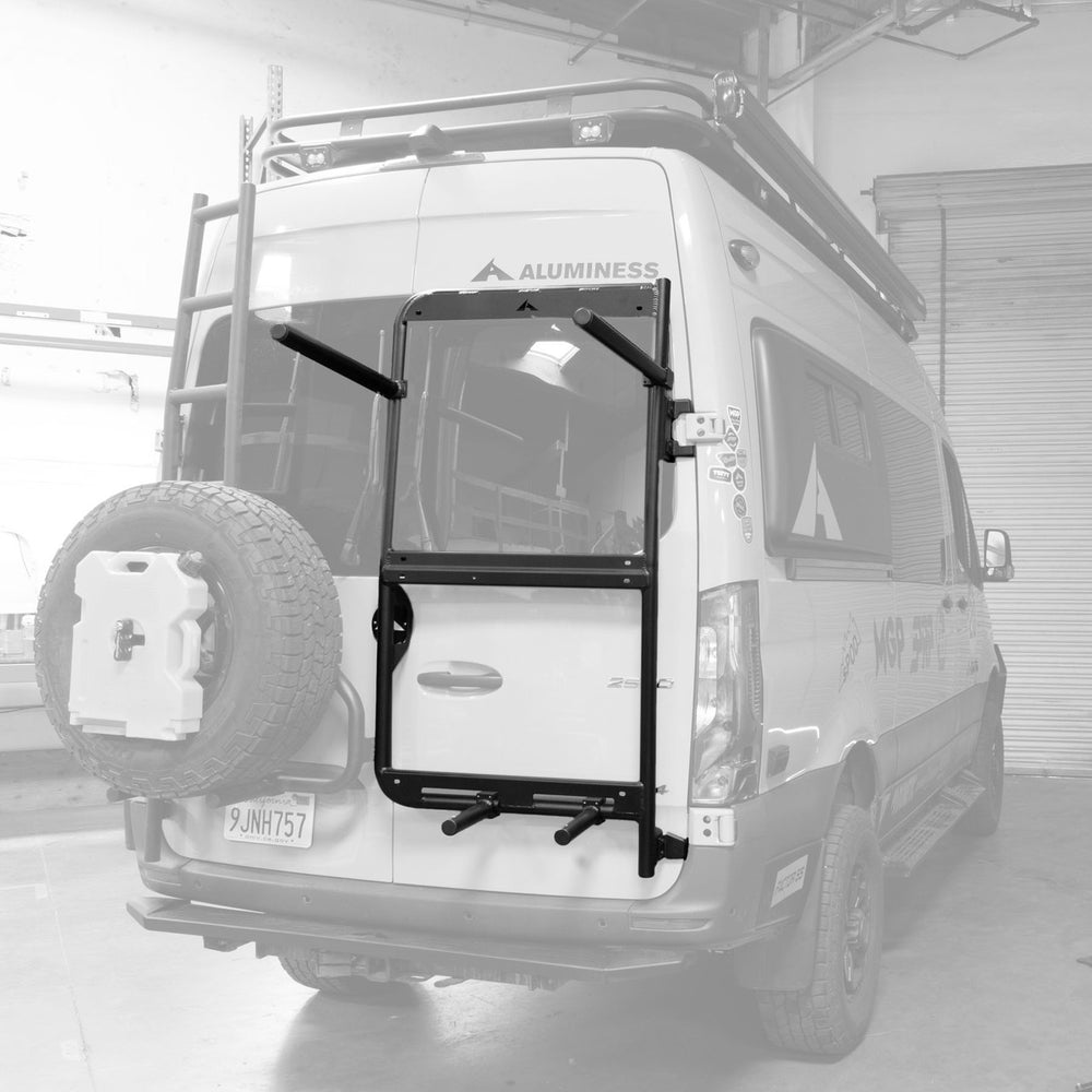 Horizontal Rear Door Bike Rack - Sprinter 2019+ – Baja Designs