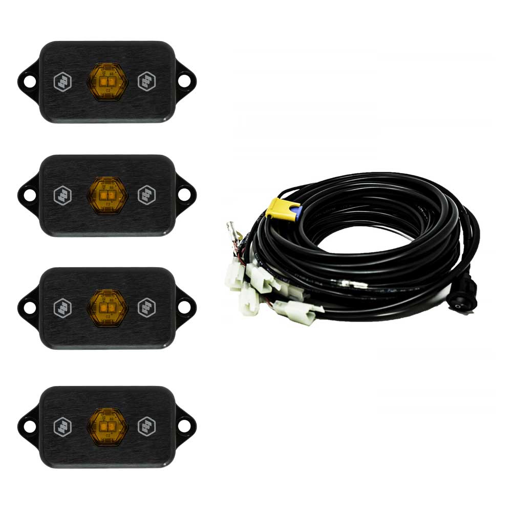 LED Rock Light Kit - Amber