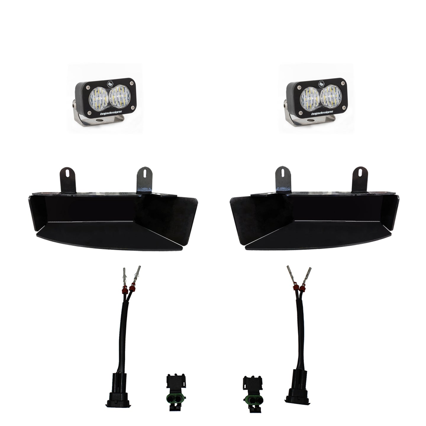 RAM S2 Sport Fog Pocket Light Kit-clear-wide cnr - RAM 2019-24 2500/3500