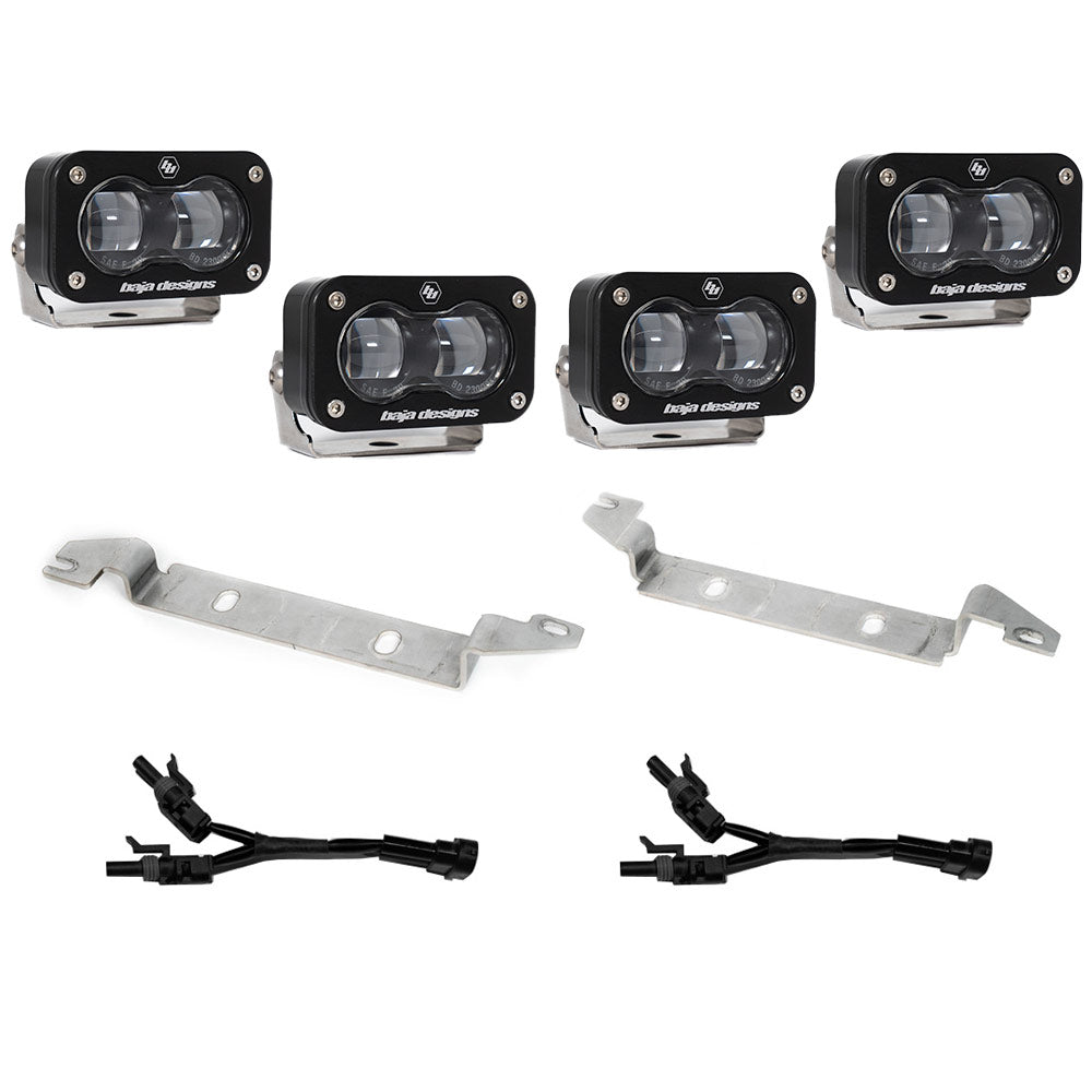 Toyota S2 SAE OEM Fog Light Replacement Kit - Toyota 2022-On Tundra-Clear