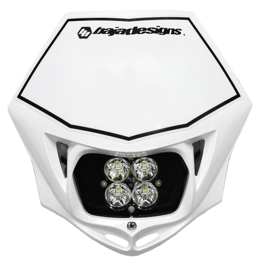 Motorcycle Squadron Pro (A/C) Headlight Kit w/ Shell-WHITE