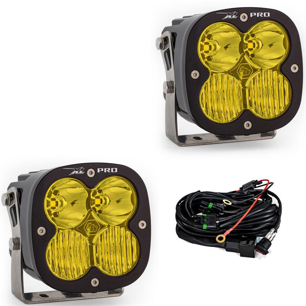 XL Pro LED Auxiliary Light Pod Pair - Amber- Drive/Combo