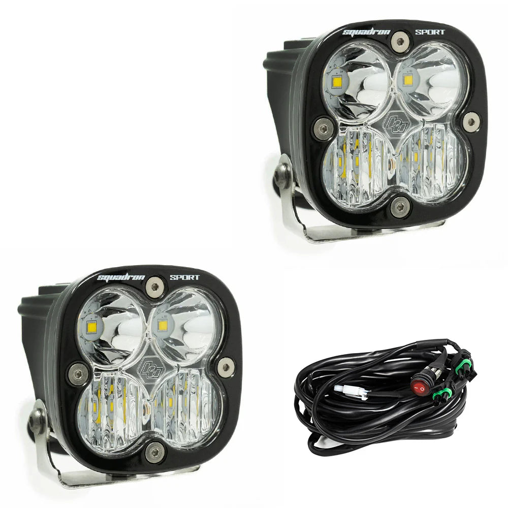 BMC FOG KIT SQUADRON SPORT CLEAR, S2 SPORT AMBER - 2023-2025 Ford Super Duty Fog Light Kit