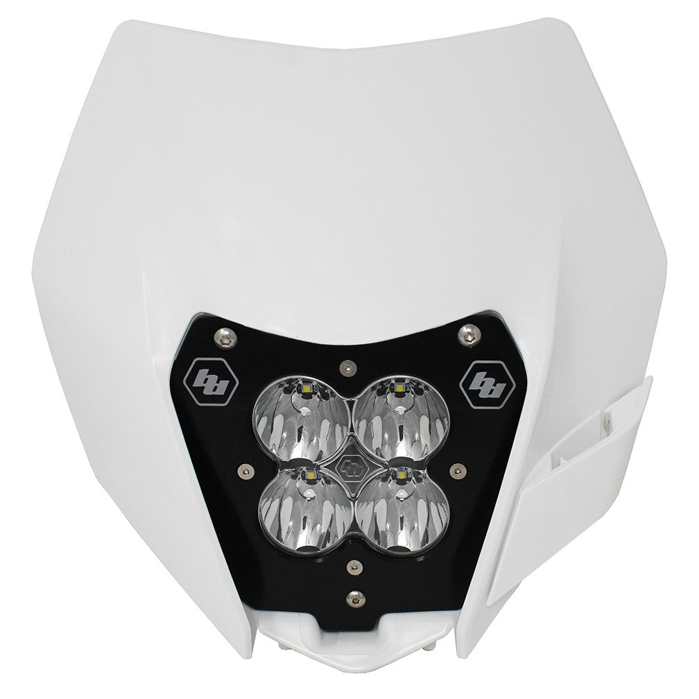 KTM XL80 (D/C) Headlight Kit w/ '14-16 Shell - KTM 2014-16 250 XCF-W/350 EXC-F/450 XC-W/500 EXC; 2013-16 500 XC-W