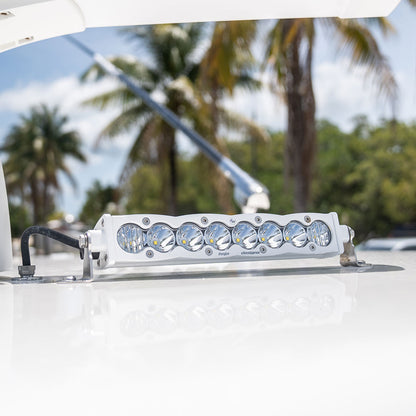 S8 White Straight LED Light Bar - Universal