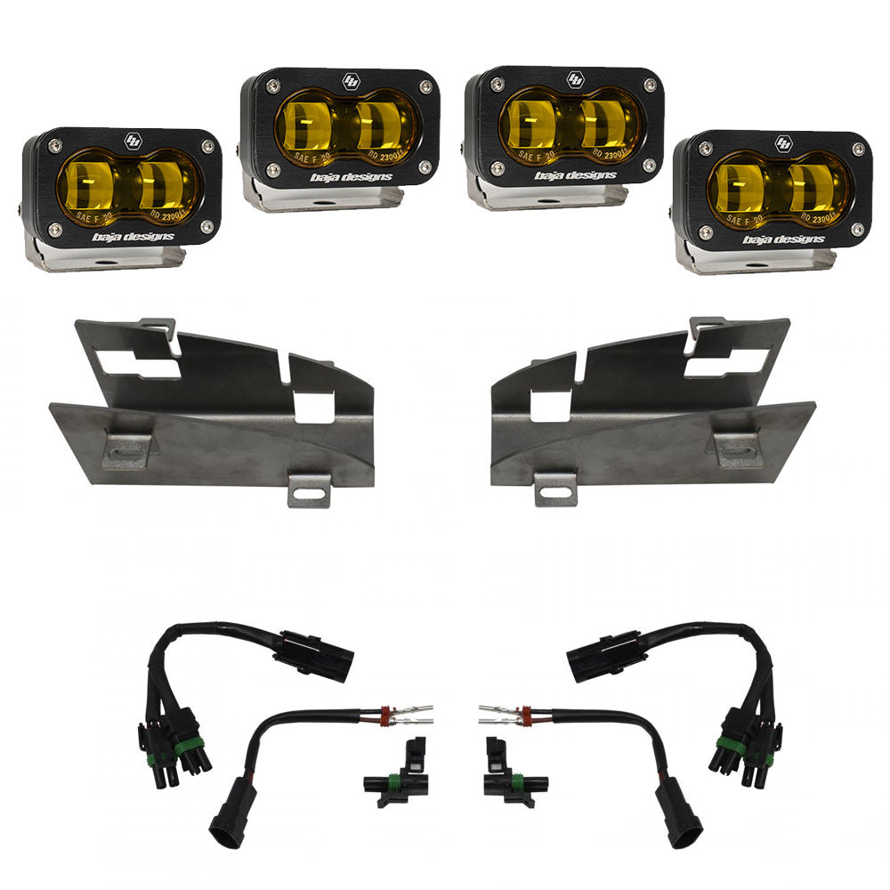 RAM Dual S2 SAE Fog Pocket Light Kit - RAM 2019-23 1500 Rebel; 2021-23 1500 TRX