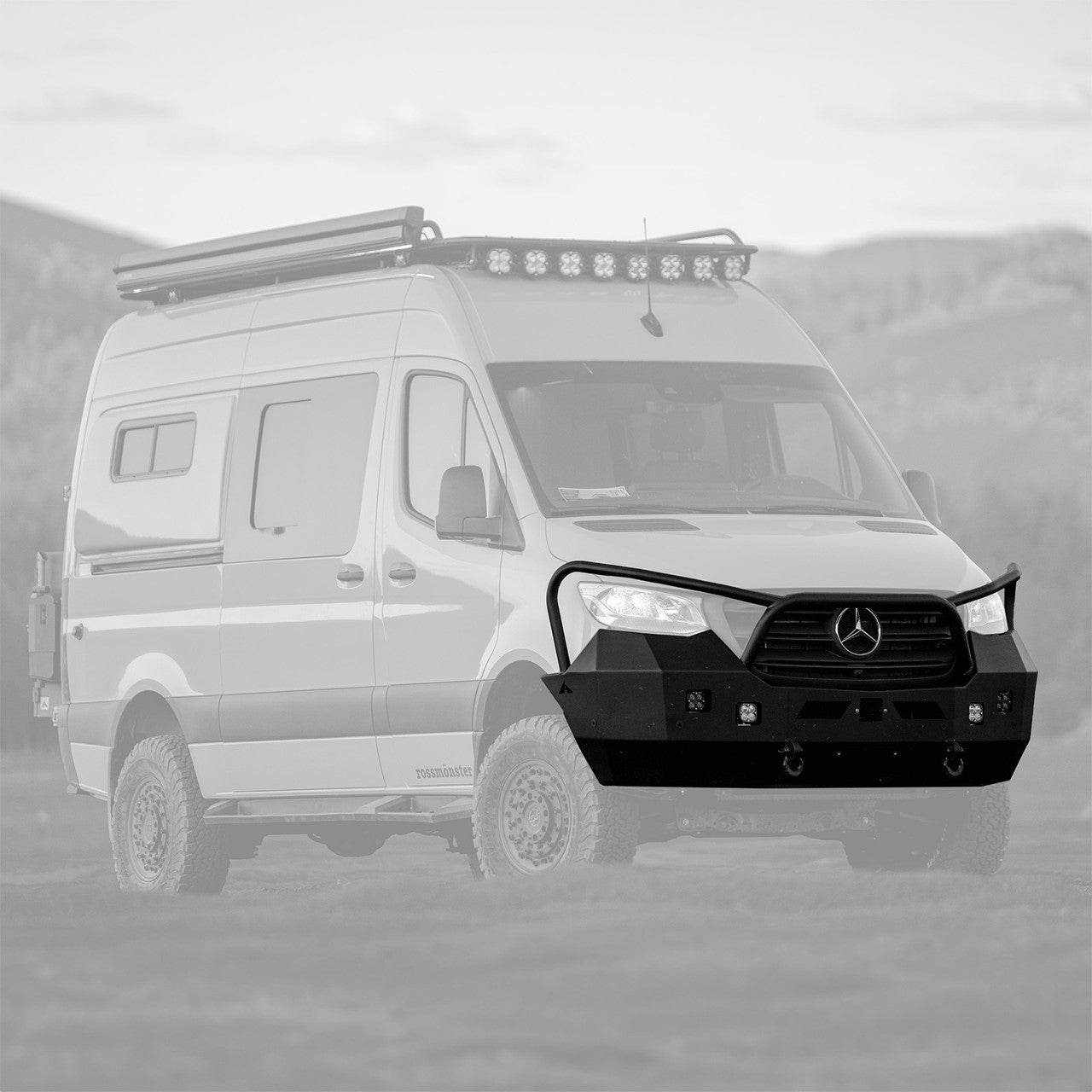 Front Winch Bumper - Sprinter 2019+ with brush guards