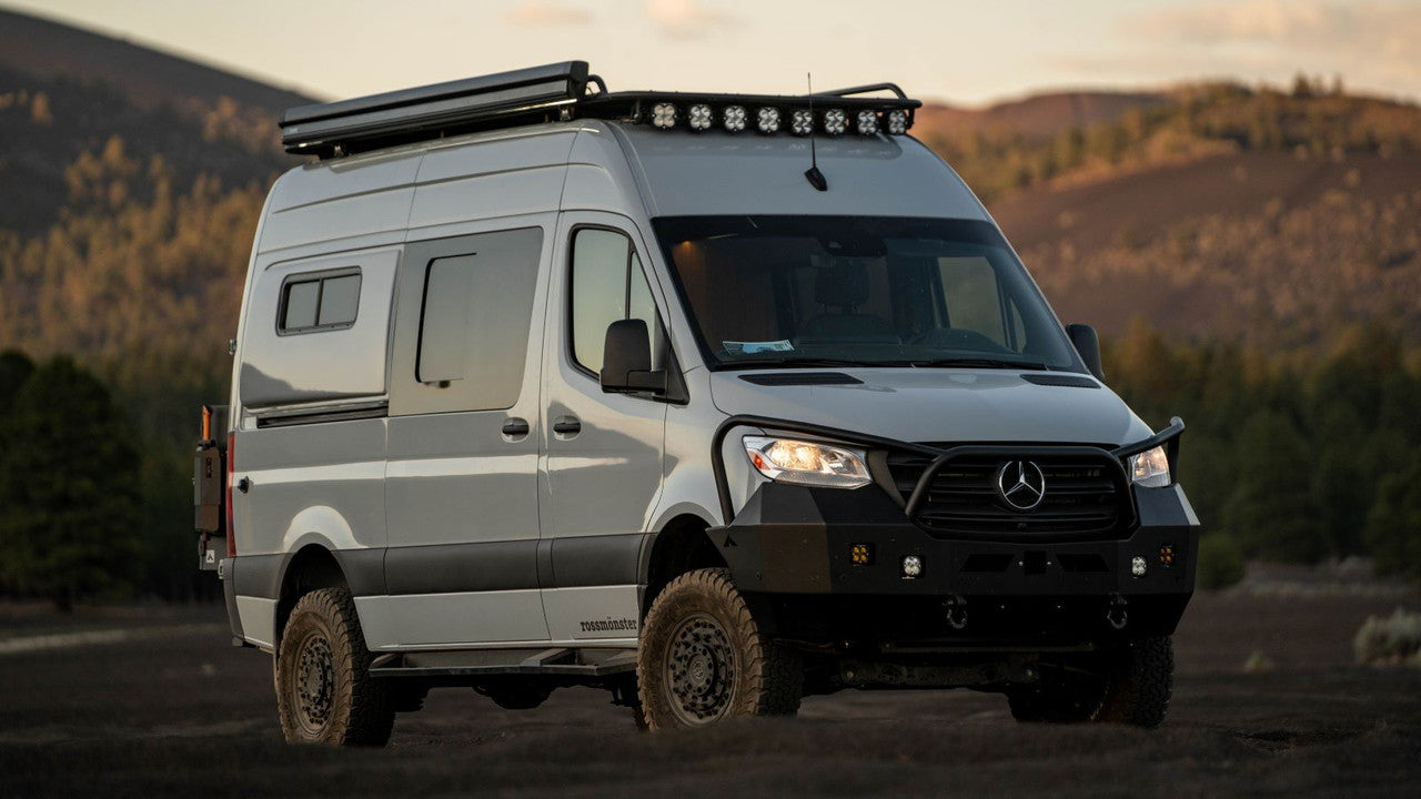 Front Winch Bumper - Sprinter 2019+ with brush guards
