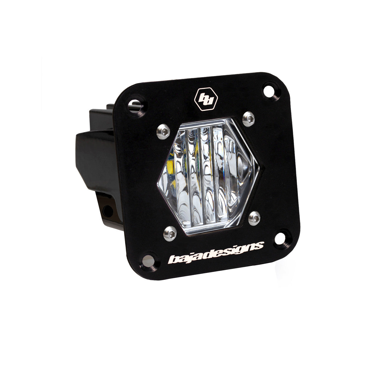 S1 Black Flush Mount Auxiliary Light Pod - Universal