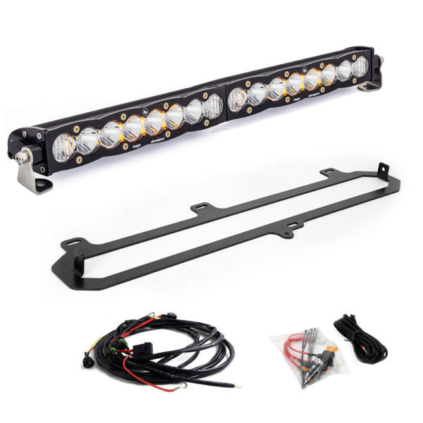 Toyota S8 20 Inch Behind Bumper Light Bar Kit - Toyota 2022-On Tundra, 2022-On Sequoia-Clear- Drive Combo