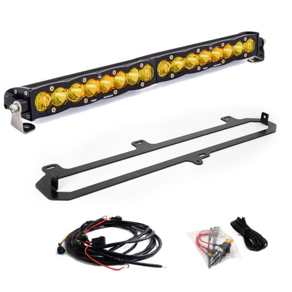 Toyota S8 20 Inch Behind Bumper Light Bar Kit - Toyota 2022-On Tundra, 2022-On Sequoia-Clear- Drive Combo