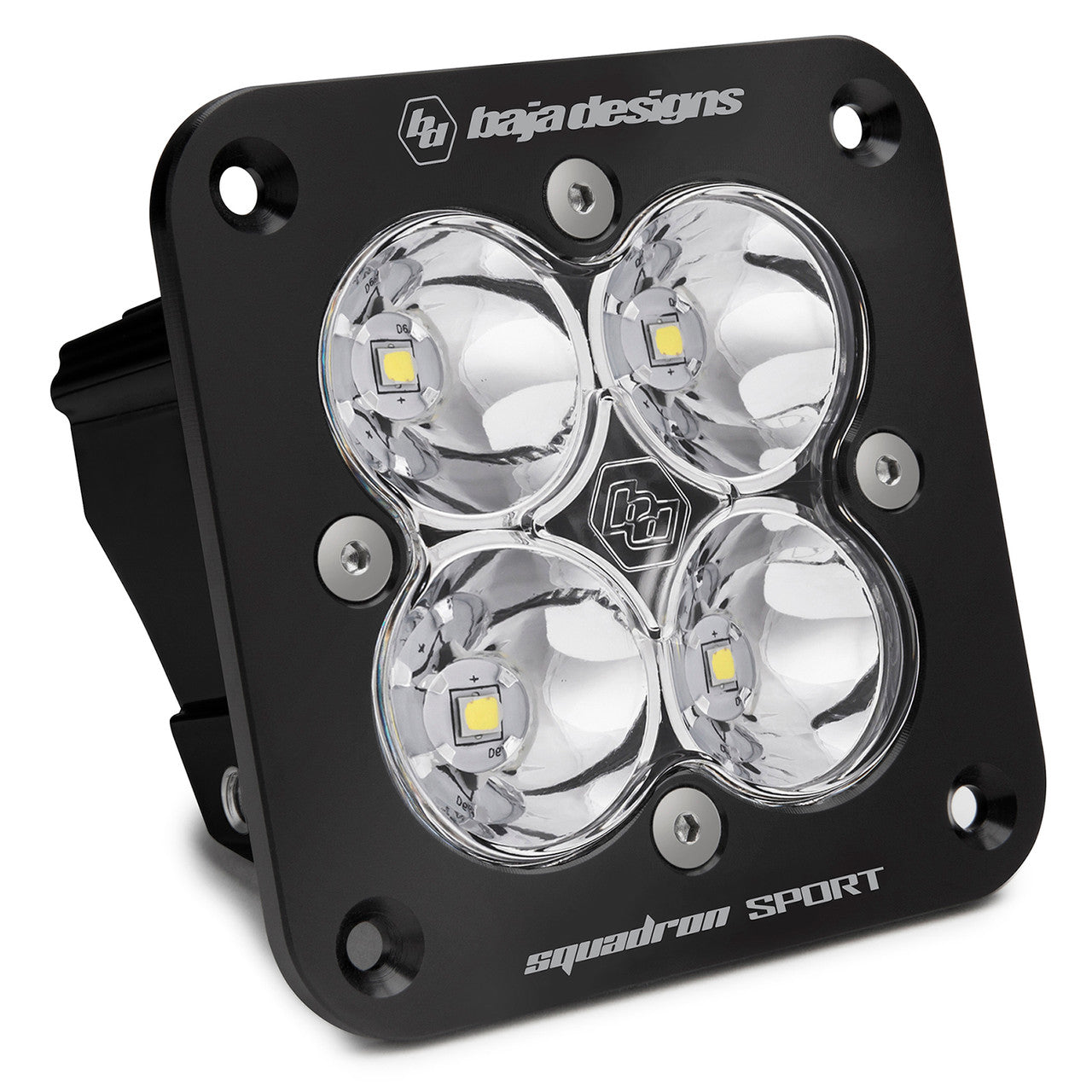 Squadron Sport Black Flush Mount LED Auxiliary Light Pod - Universal