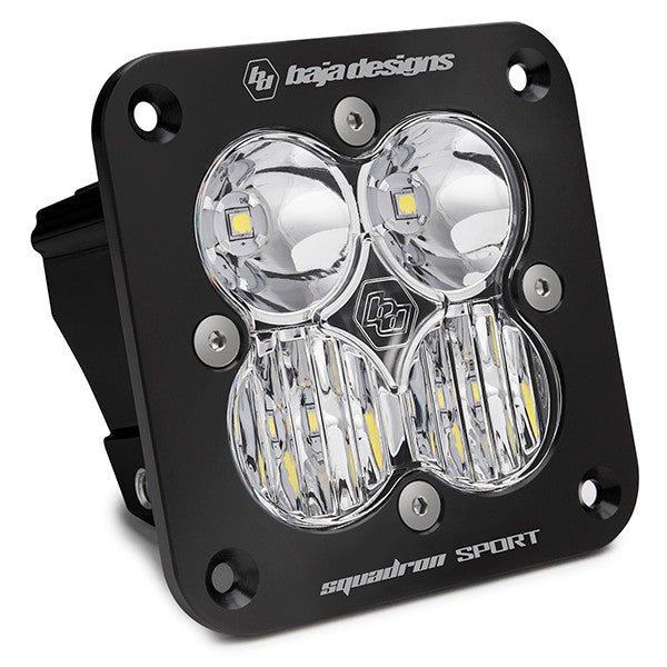 Squadron Sport Black Flush Mount LED Auxiliary Light Pod - Universal