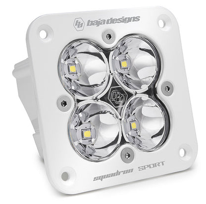 Squadron Sport White Flush Mount LED Auxiliary Light Pod - Universal