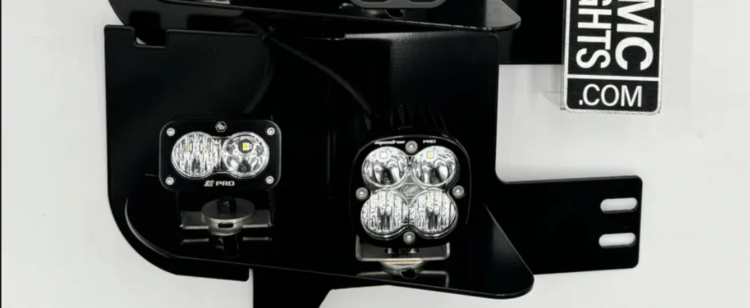 BMC FOG KIT SQUADRON SPORT CLEAR, S2 SPORT AMBER - 2023-2025 Ford Super Duty Fog Light Kit