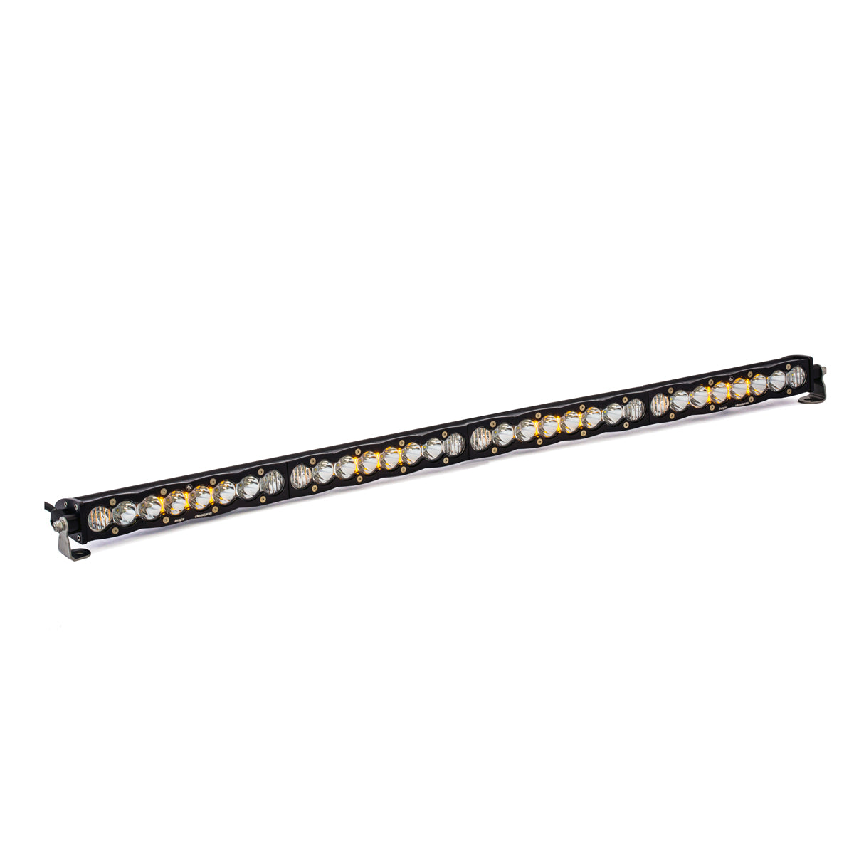 S8 Straight LED Light Bar - 40 inch clear driving combo